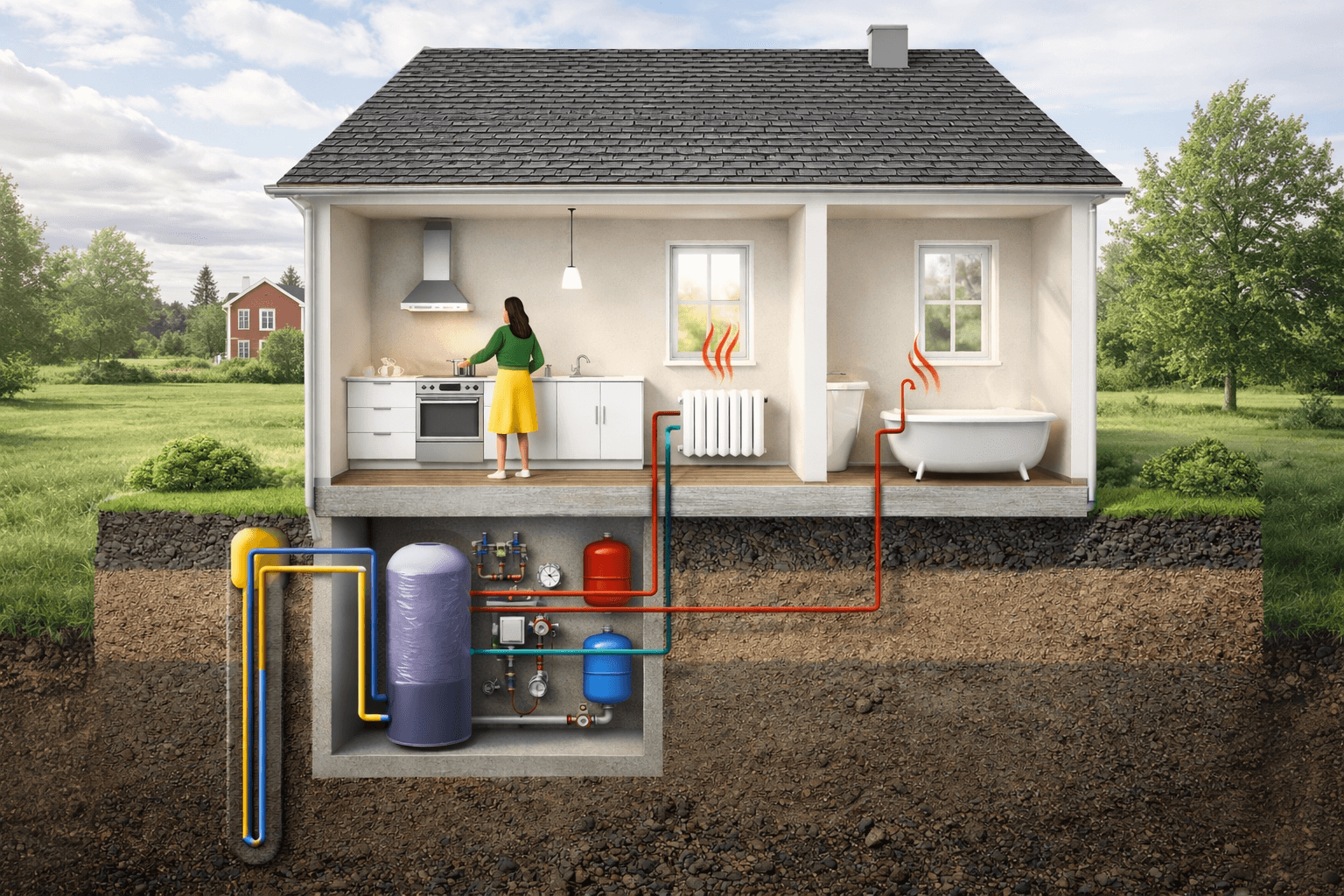 Värmepumpsinstallation i Stockholm